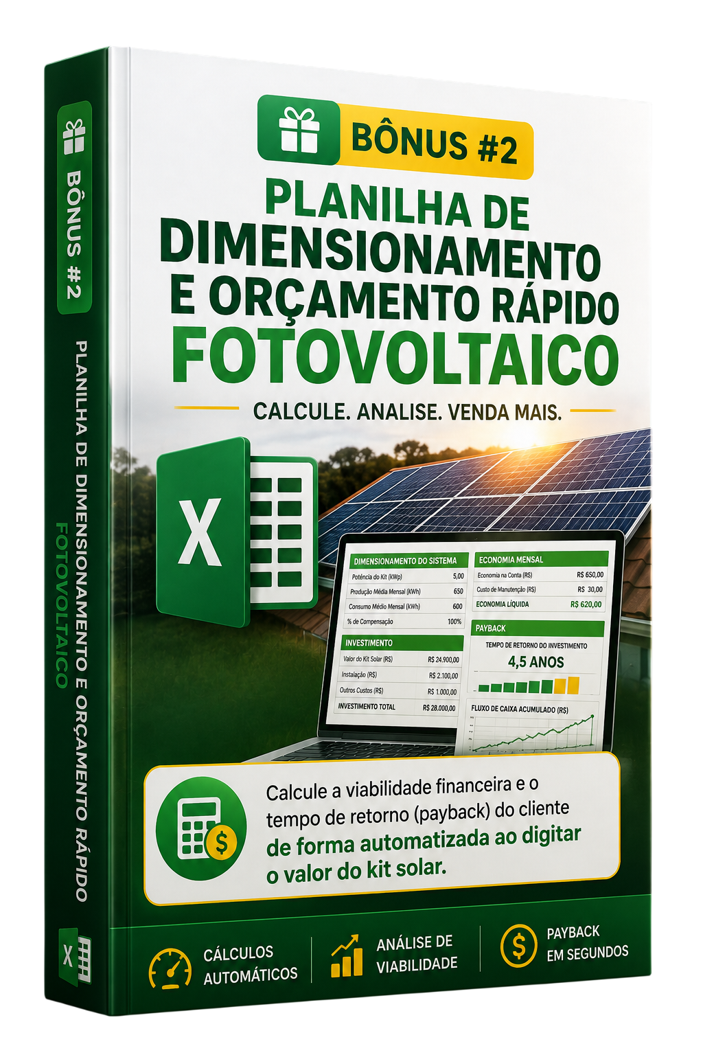 Planilha de Dimensionamento e Orçamento Rápido